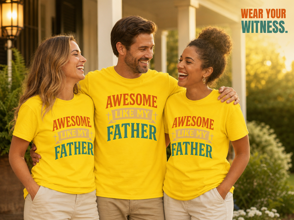 Awesome Like My Father T-Shirt_group_shot