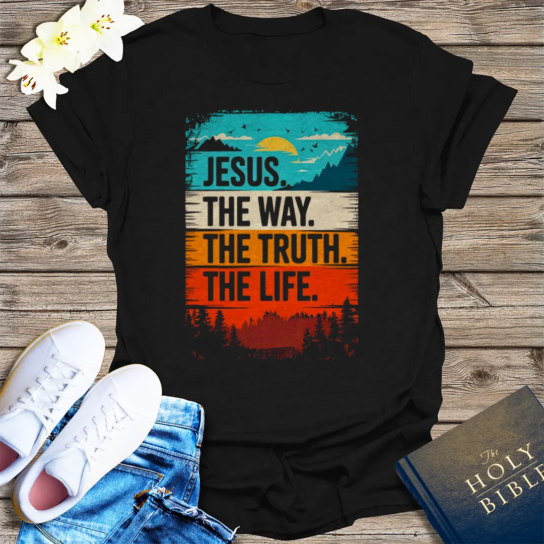 The Way, The Truth, The Life T-Shirt - Black