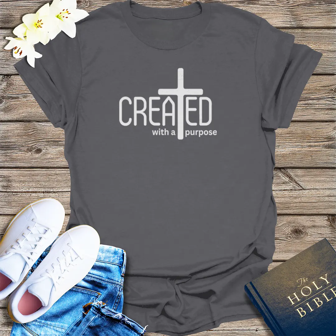 The Way, The Truth, The Life T-Shirt - Charcoal
