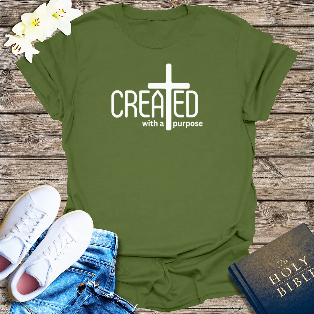 The Way, The Truth, The Life T-Shirt - Military Green