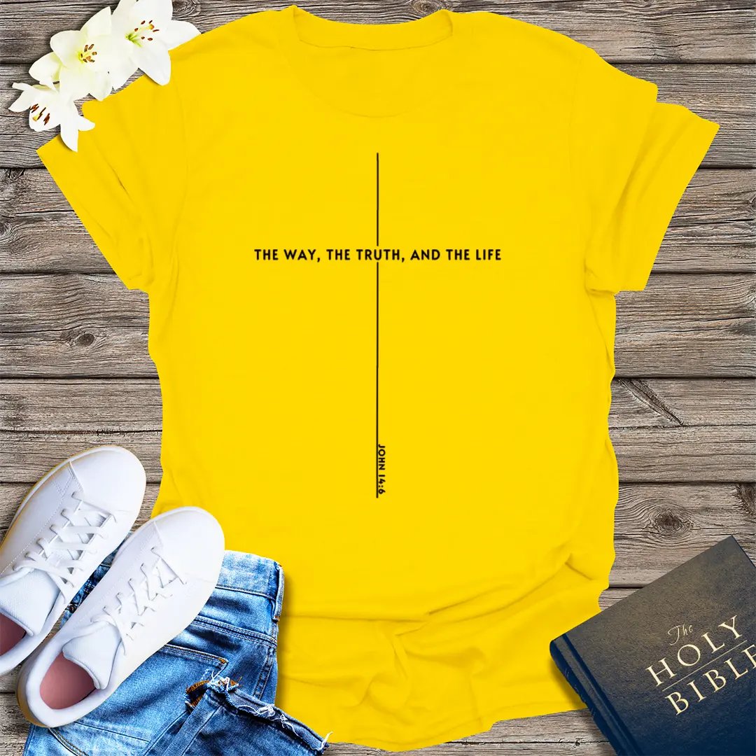 The Way, The Truth, The Life T-Shirt - Daisy