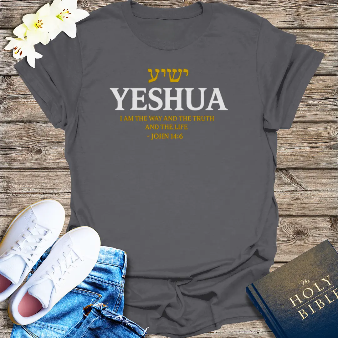 The Way, The Truth, The Life T-Shirt - Charcoal