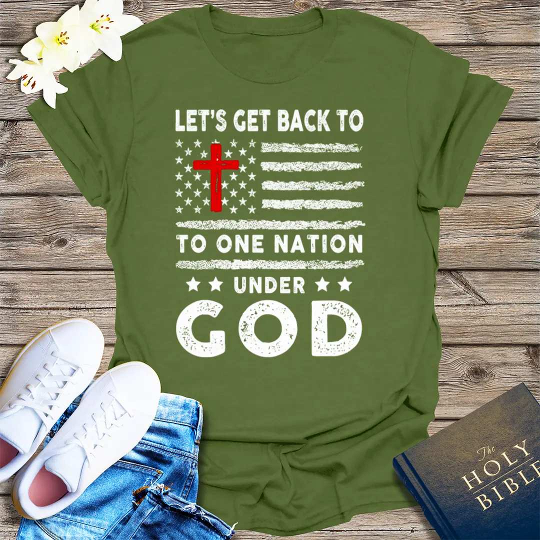 The Way, The Truth, The Life T-Shirt - Military Green