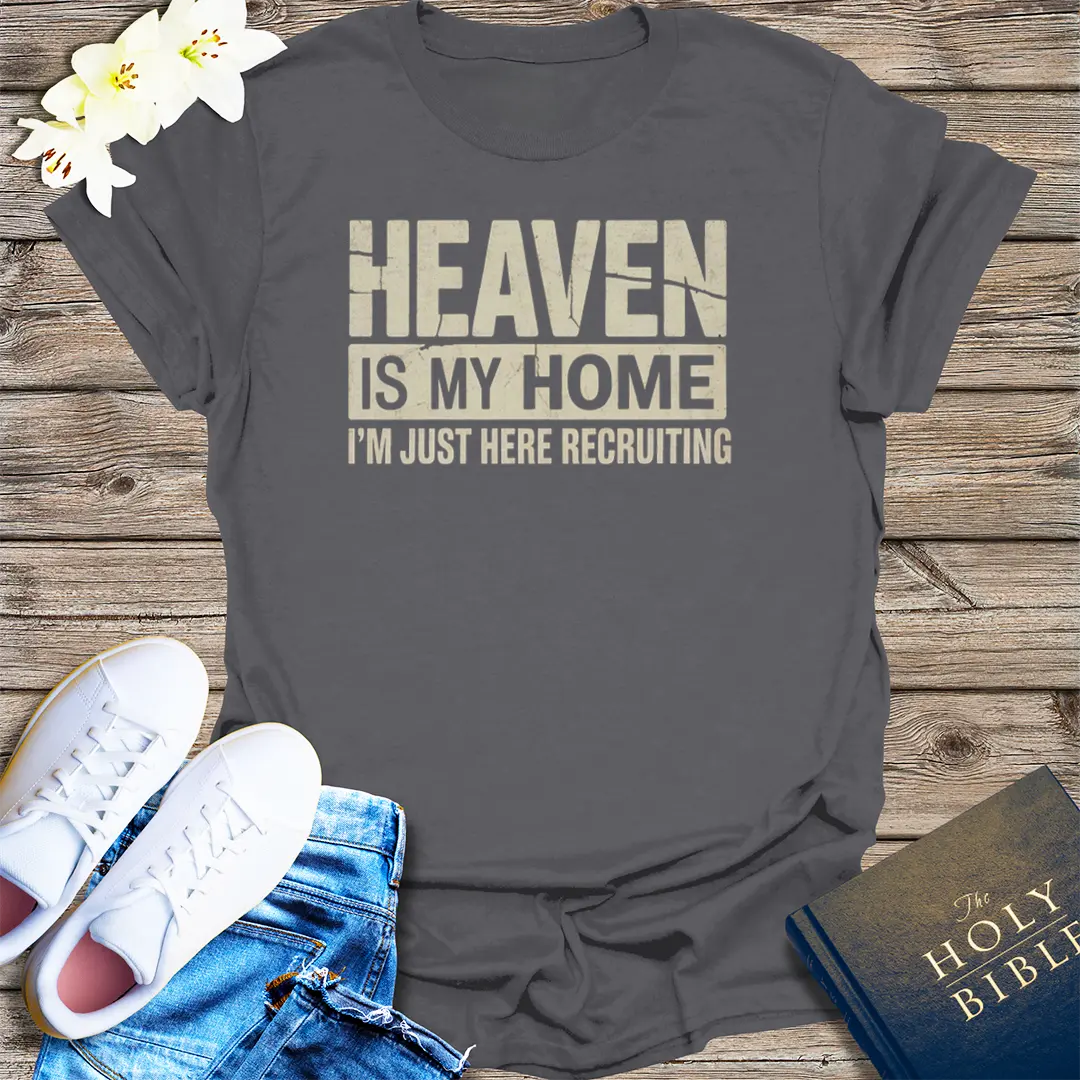 The Way, The Truth, The Life T-Shirt - Charcoal
