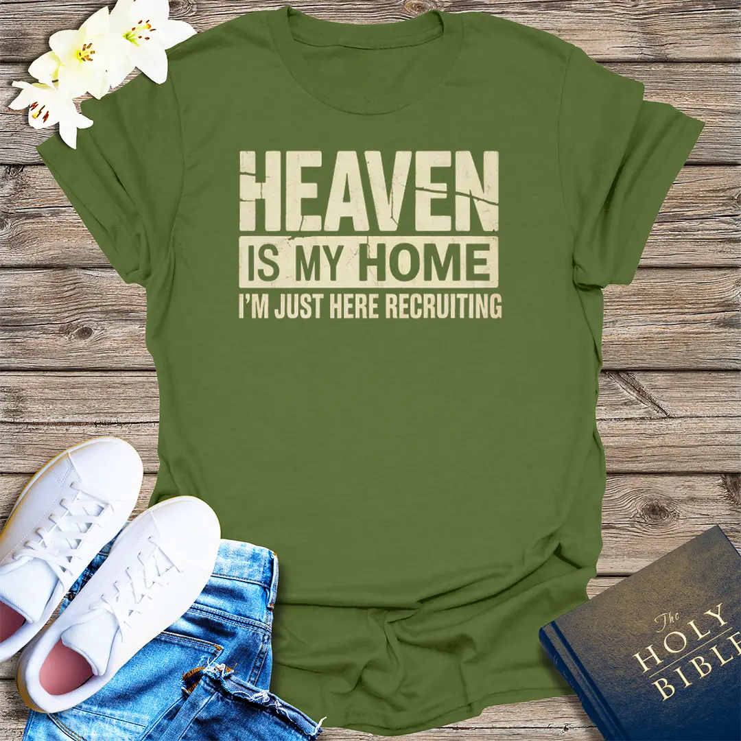 The Way, The Truth, The Life T-Shirt - Military Green