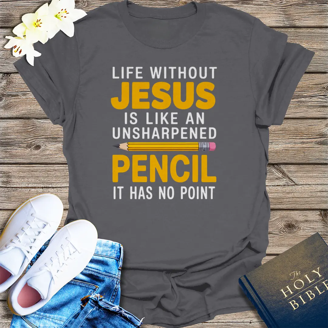 The Way, The Truth, The Life T-Shirt - Charcoal