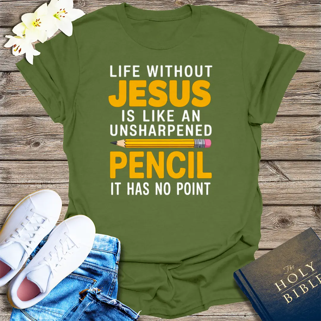 The Way, The Truth, The Life T-Shirt - Military Green