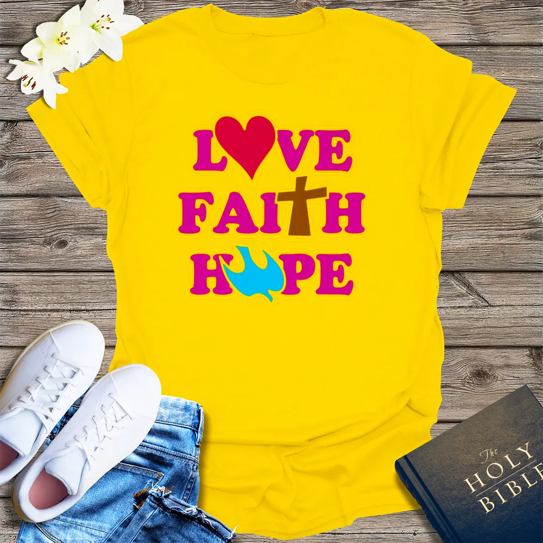 The Way, The Truth, The Life T-Shirt - Daisy