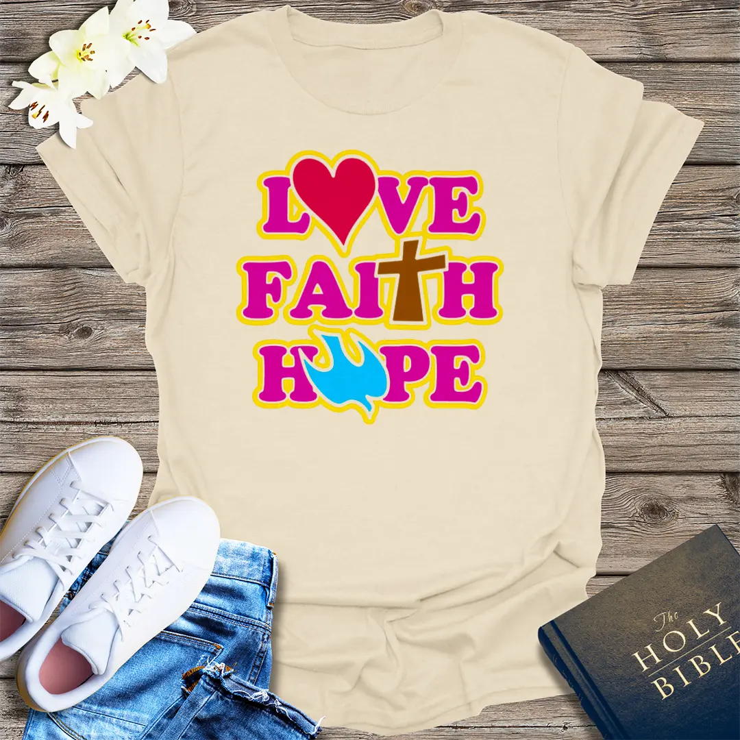 The Way, The Truth, The Life T-Shirt - Natural