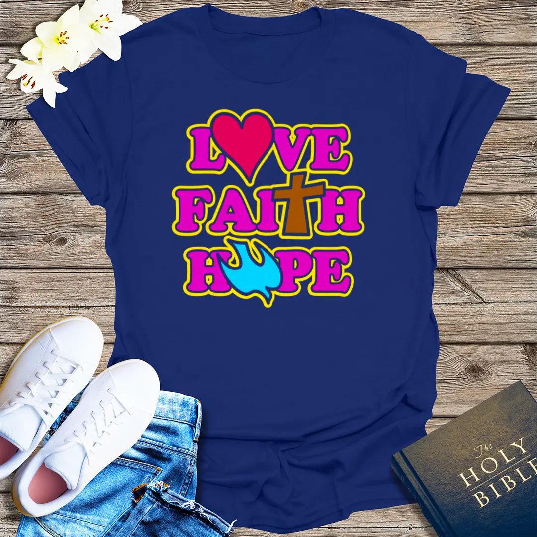 The Way, The Truth, The Life T-Shirt - Navy