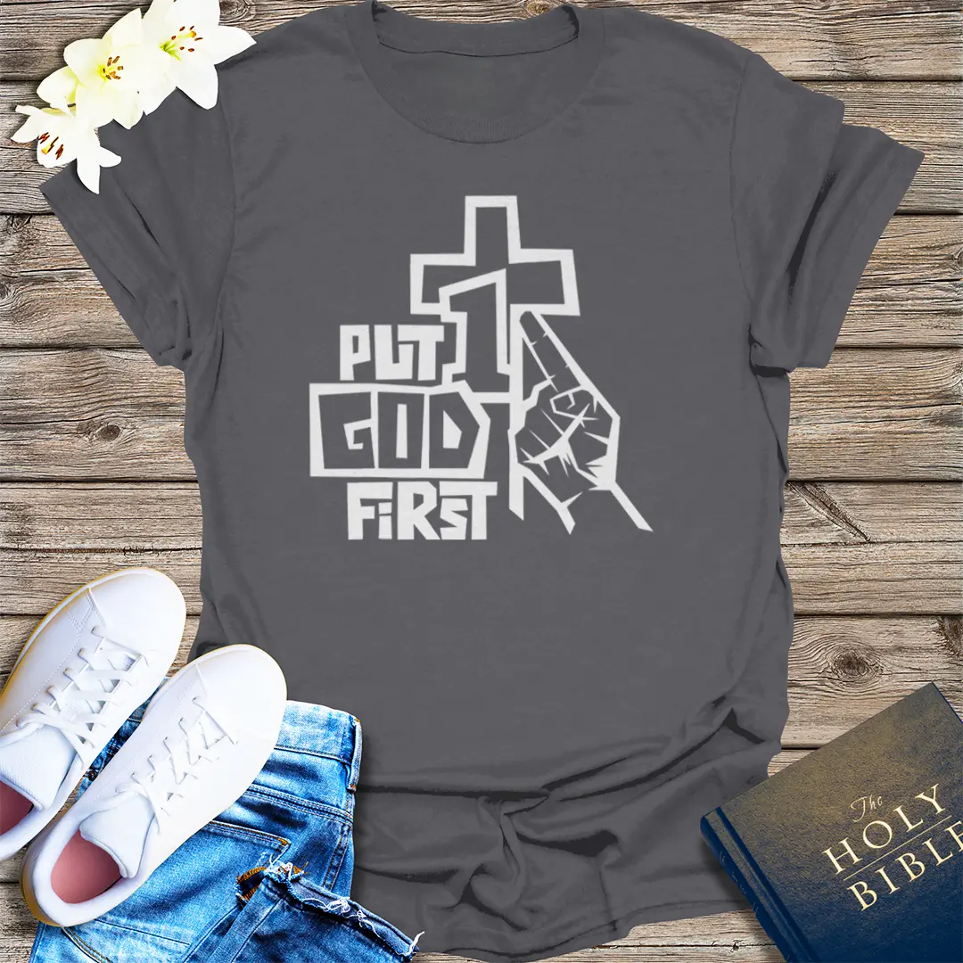 The Way, The Truth, The Life T-Shirt - Charcoal