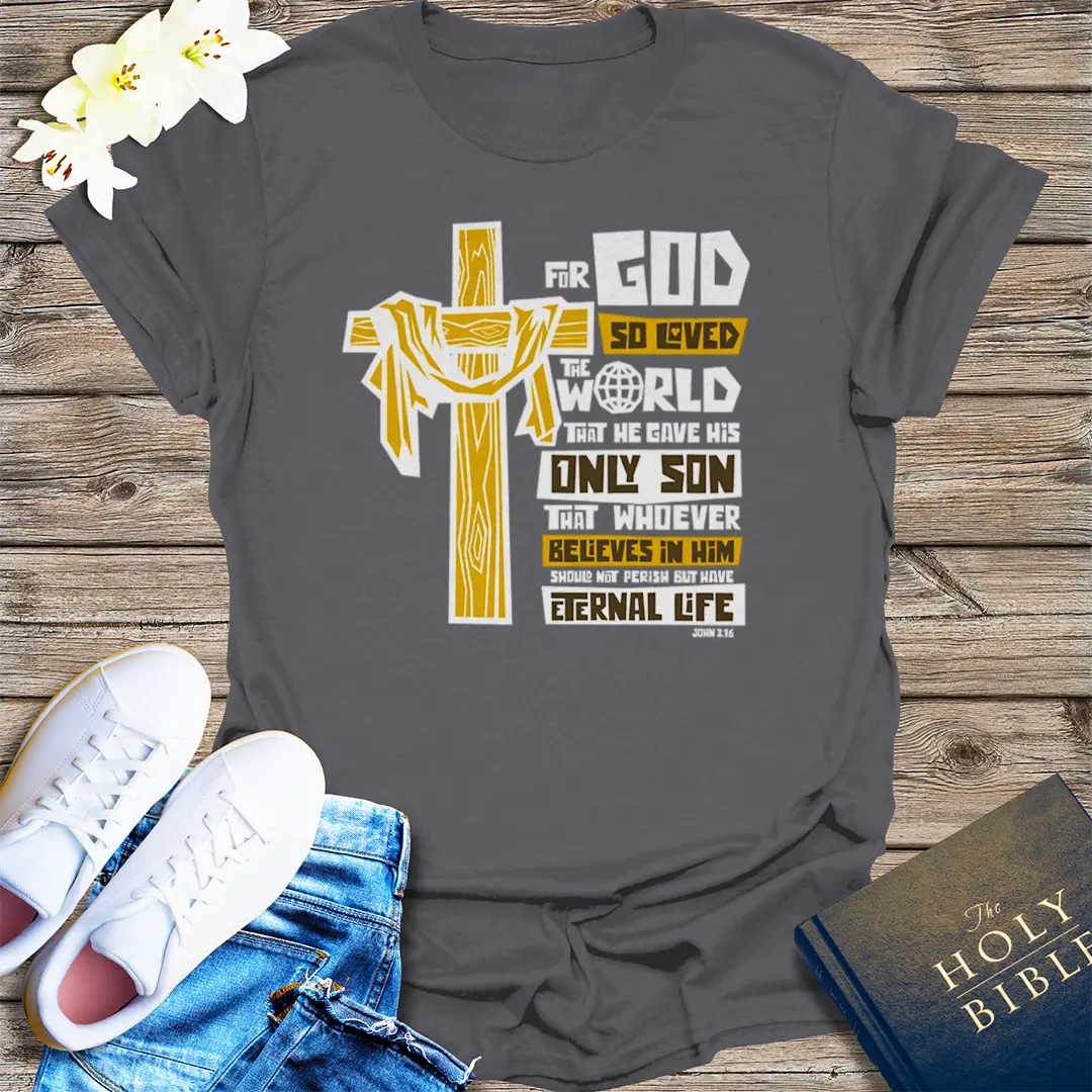The Way, The Truth, The Life T-Shirt - Charcoal