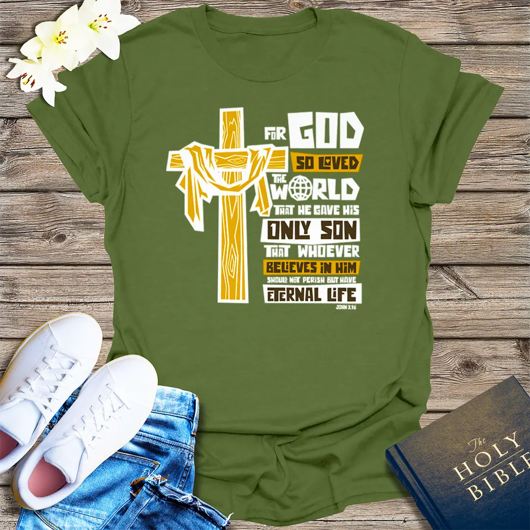 The Way, The Truth, The Life T-Shirt - Military Green