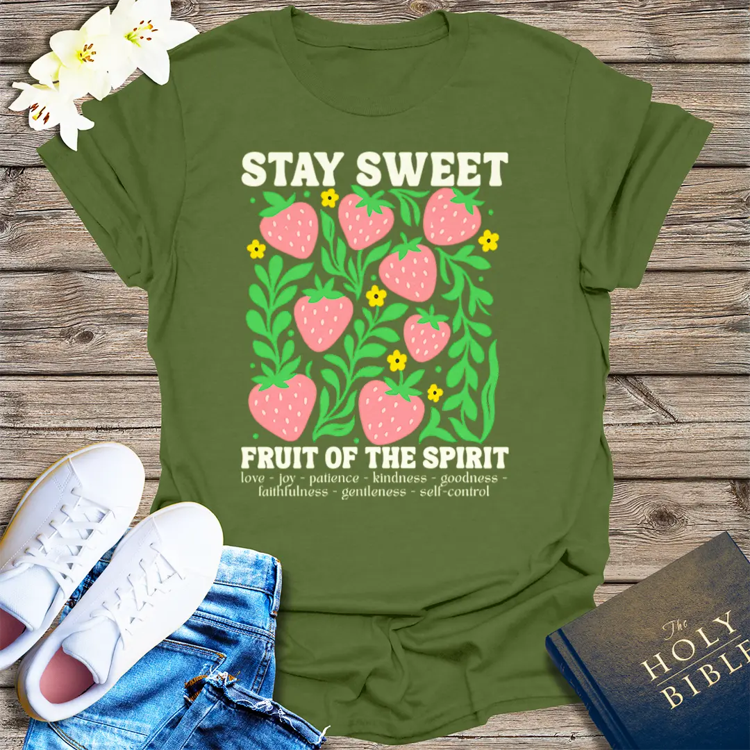 The Way, The Truth, The Life T-Shirt - Military Green
