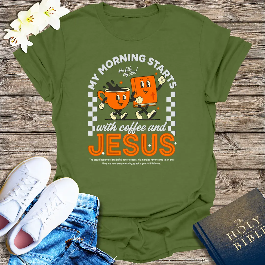 The Way, The Truth, The Life T-Shirt - Military Green