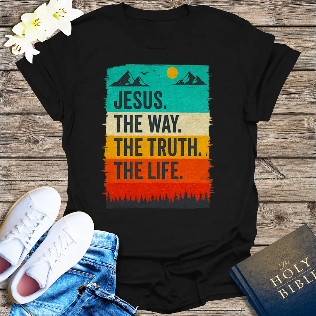 The Way, The Truth, The Life T-Shirt - Black