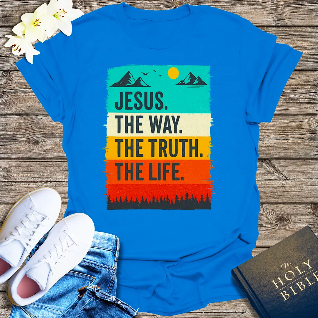 The Way, The Truth, The Life T-Shirt - Royal