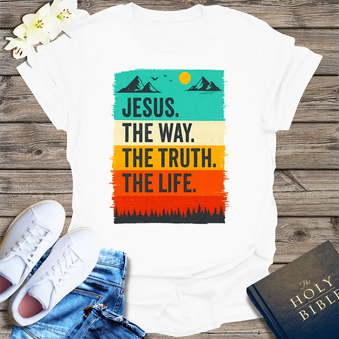 The Way, The Truth, The Life T-Shirt - White