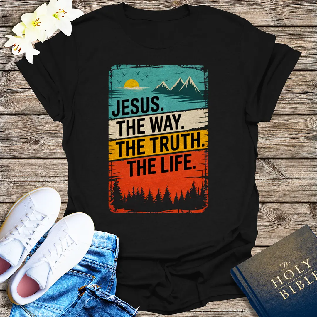 The Way, The Truth, The Life T-Shirt - Black