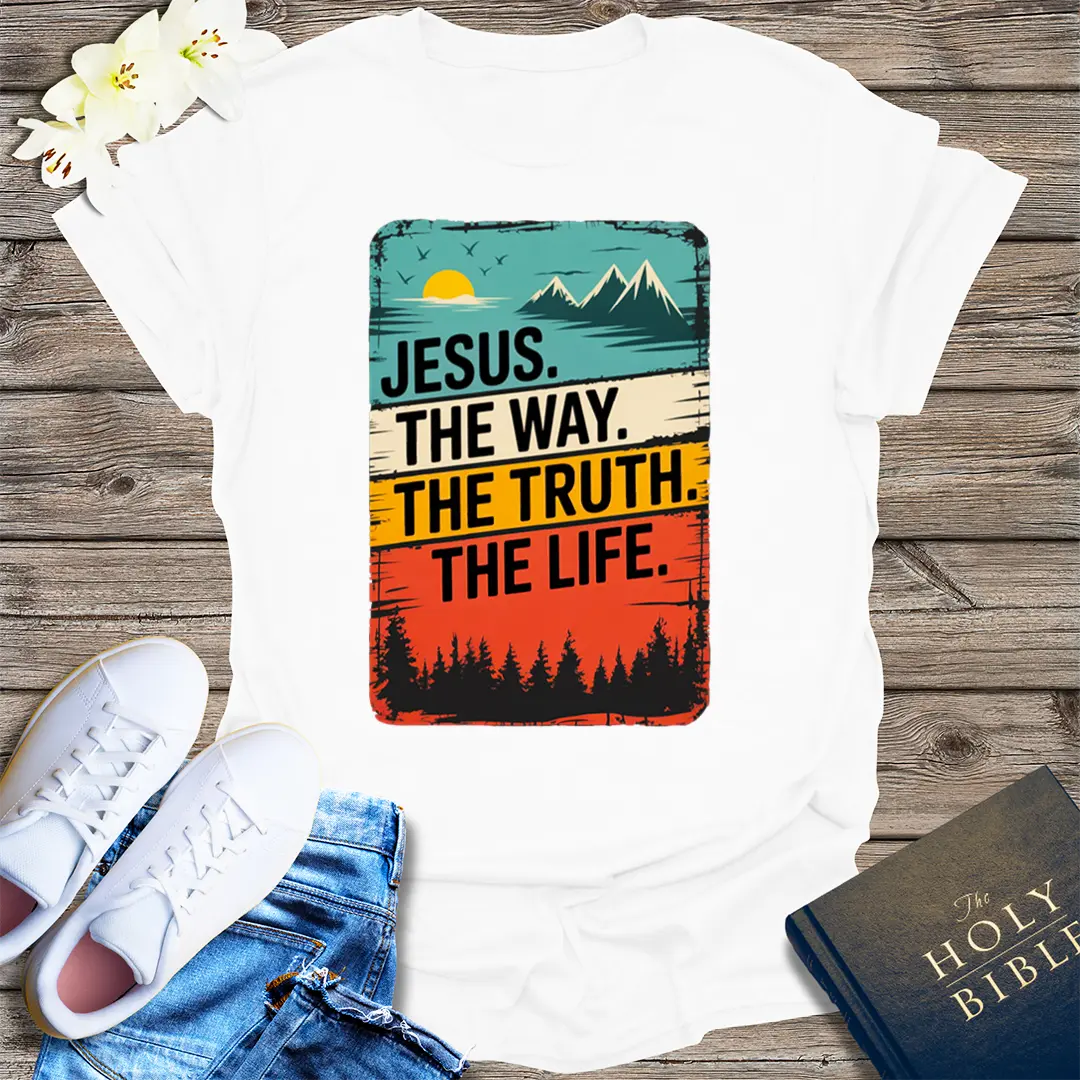 The Way, The Truth, The Life T-Shirt - White
