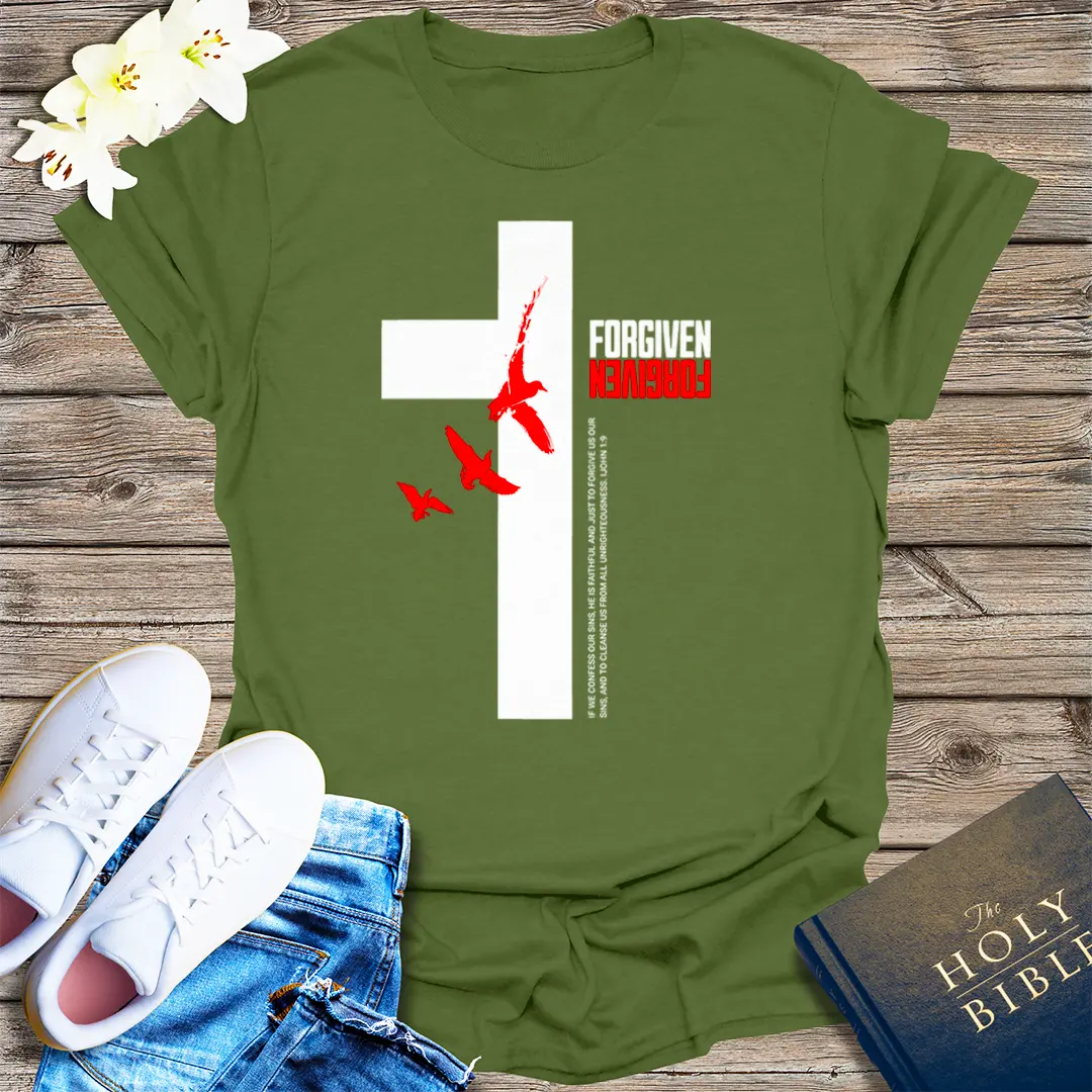 The Way, The Truth, The Life T-Shirt - Military Green