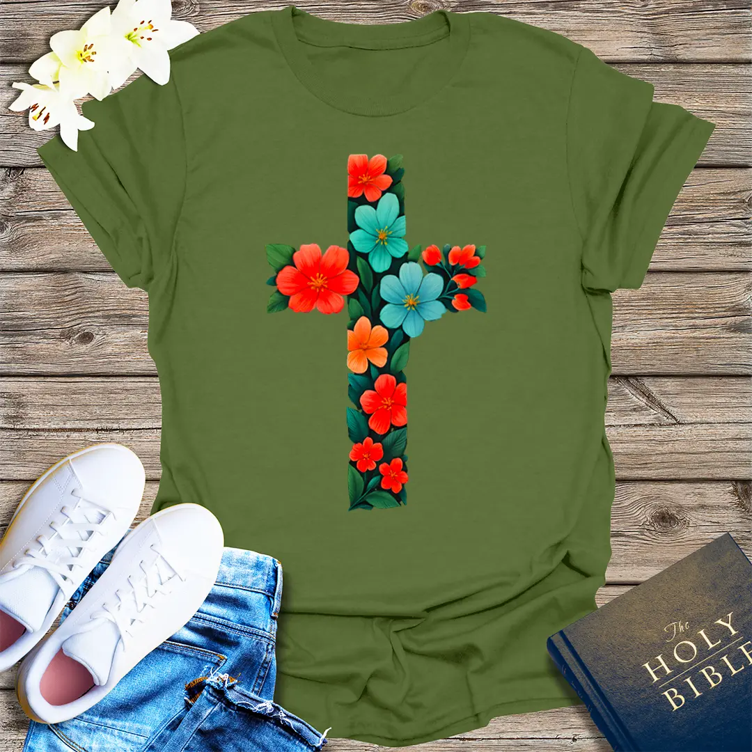 The Way, The Truth, The Life T-Shirt - Military Green