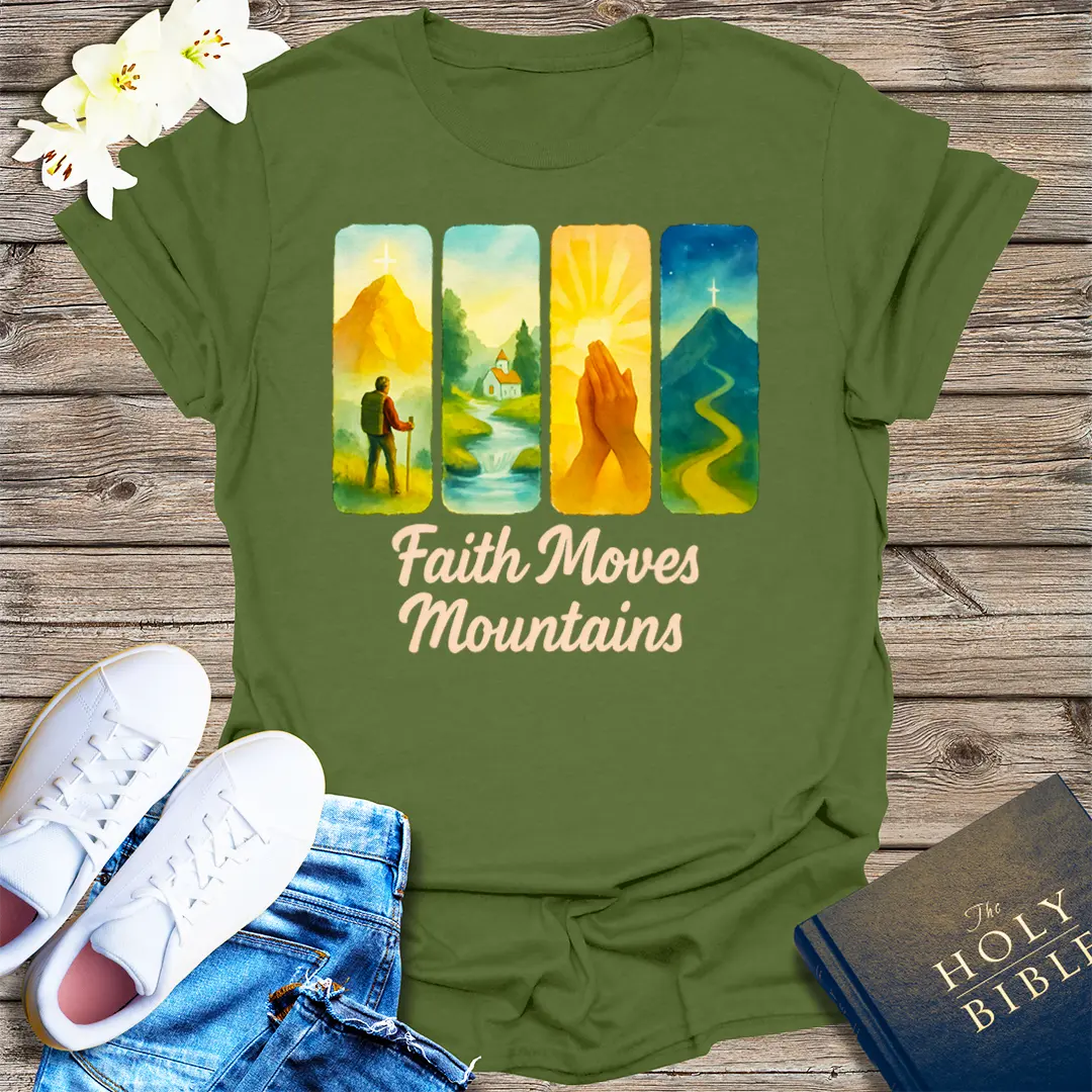 The Way, The Truth, The Life T-Shirt - Military Green