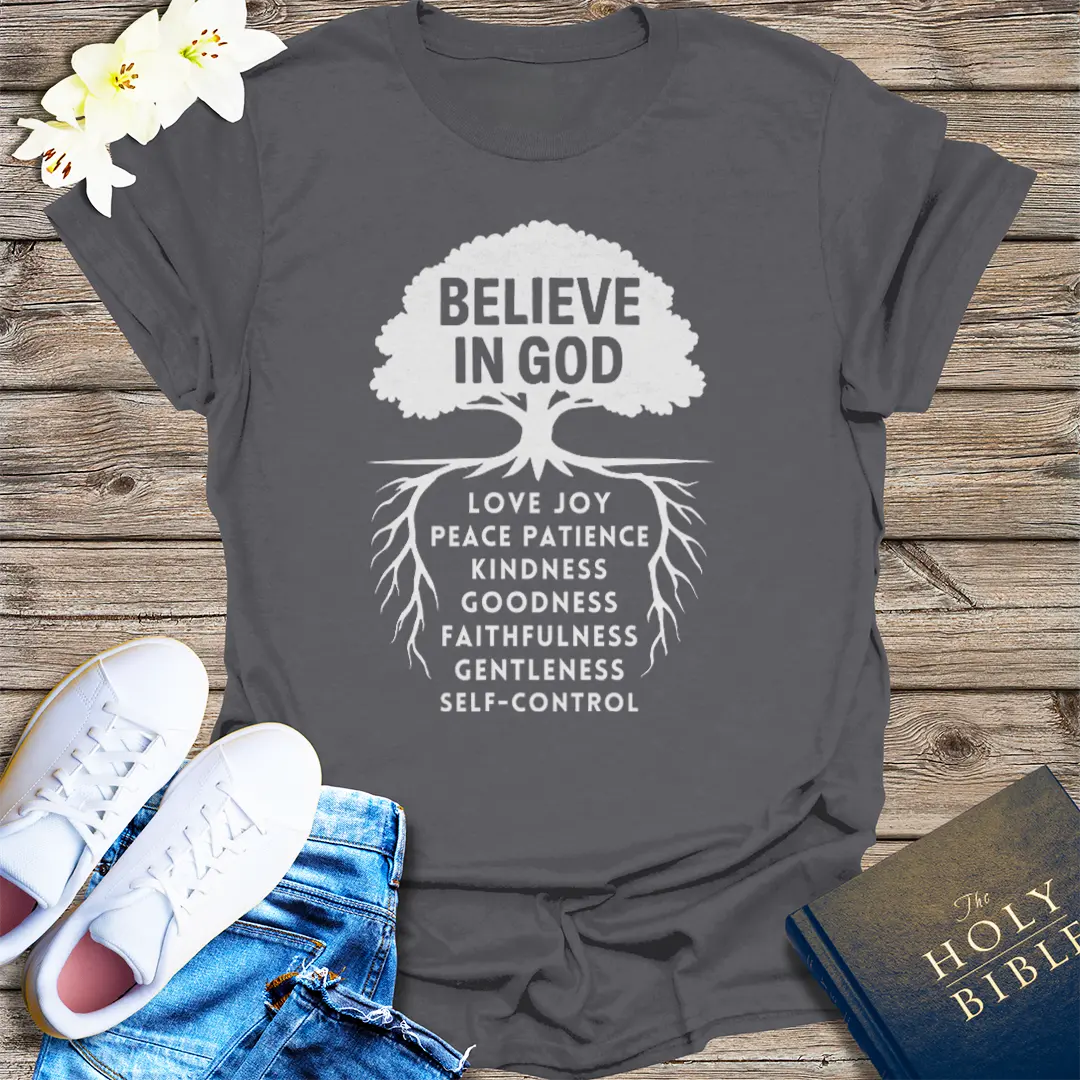 The Way, The Truth, The Life T-Shirt - Charcoal