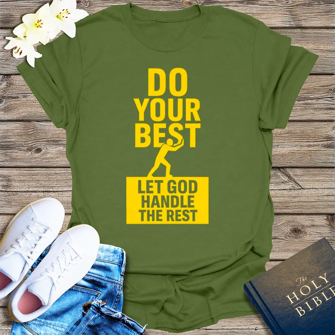 The Way, The Truth, The Life T-Shirt - Military Green