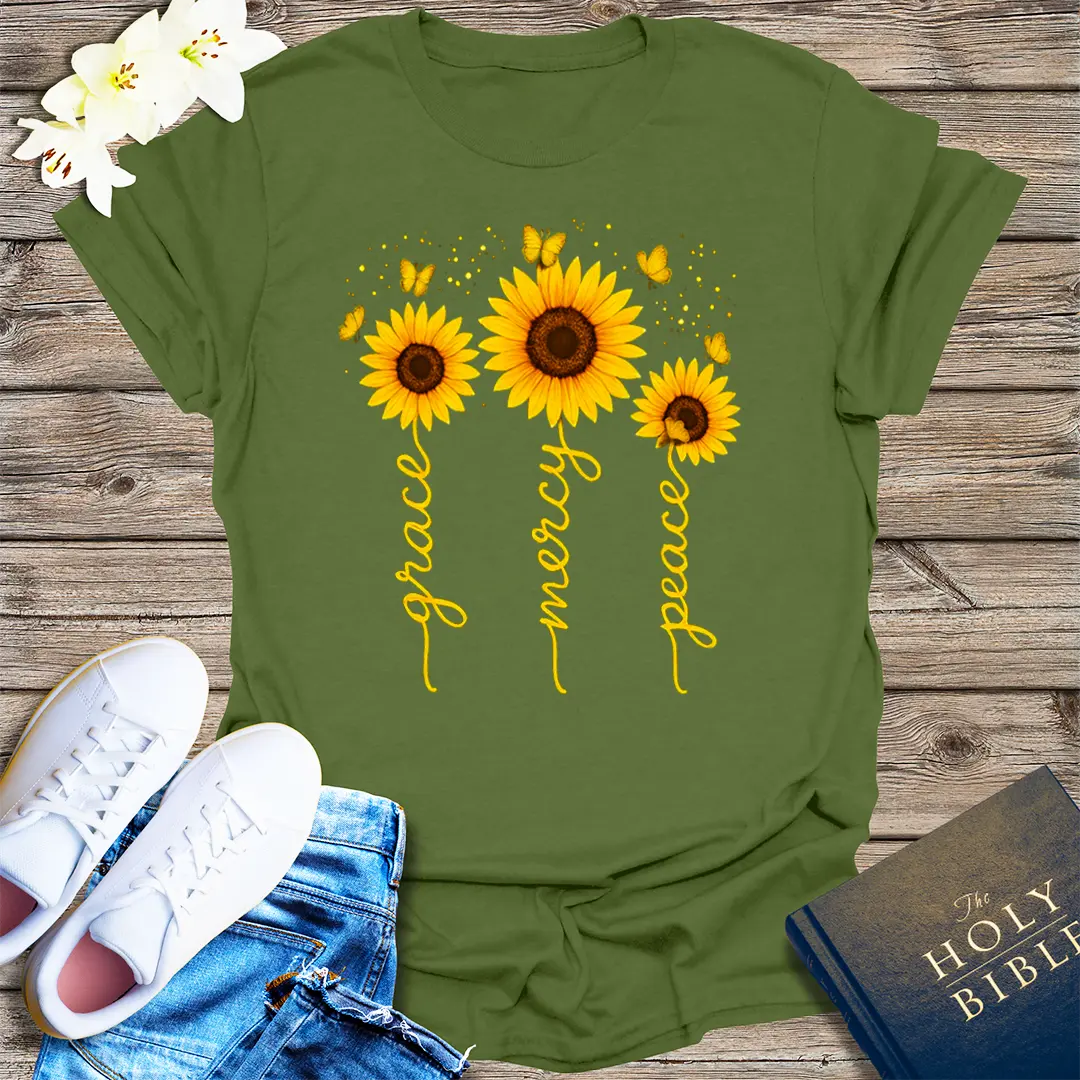 The Way, The Truth, The Life T-Shirt - Military Green