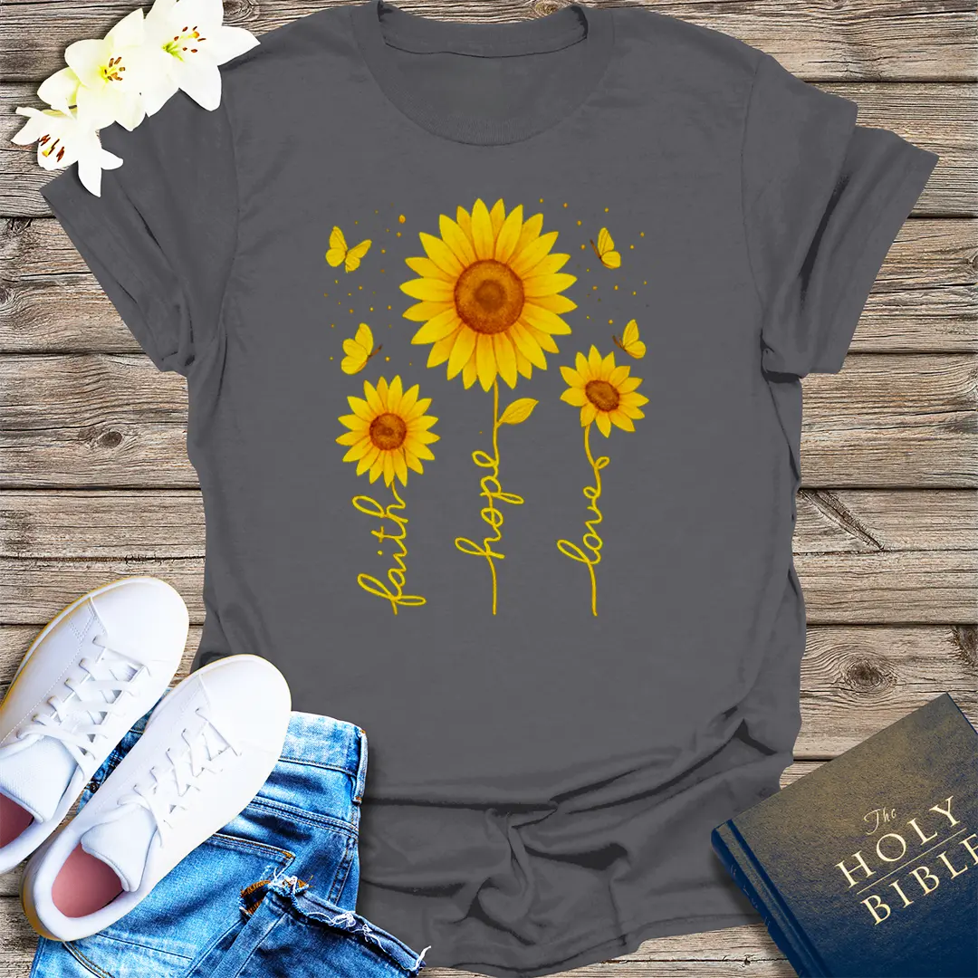 The Way, The Truth, The Life T-Shirt - Charcoal