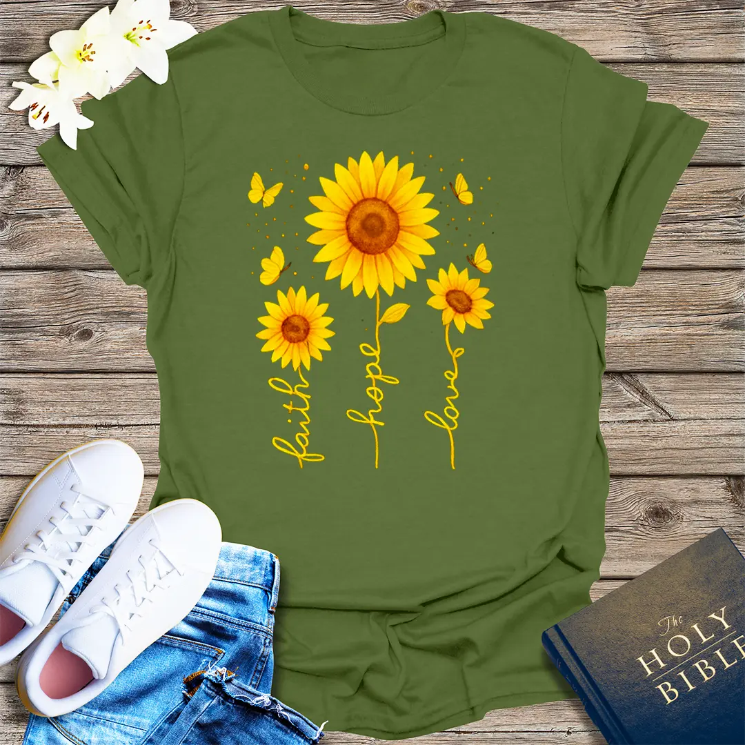 The Way, The Truth, The Life T-Shirt - Military Green