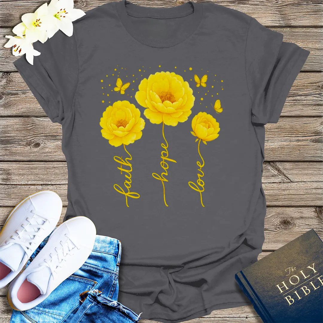 The Way, The Truth, The Life T-Shirt - Charcoal