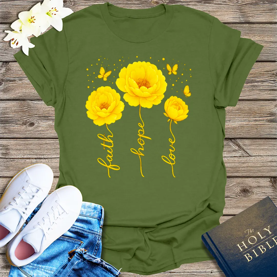 The Way, The Truth, The Life T-Shirt - Military Green