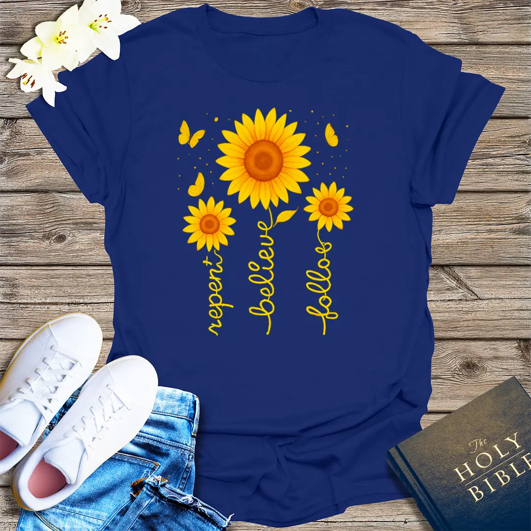 The Way, The Truth, The Life T-Shirt - Navy
