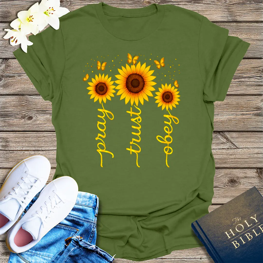 The Way, The Truth, The Life T-Shirt - Military Green