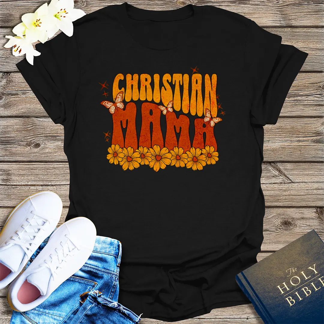 Christian Mama T-Shirt - Black