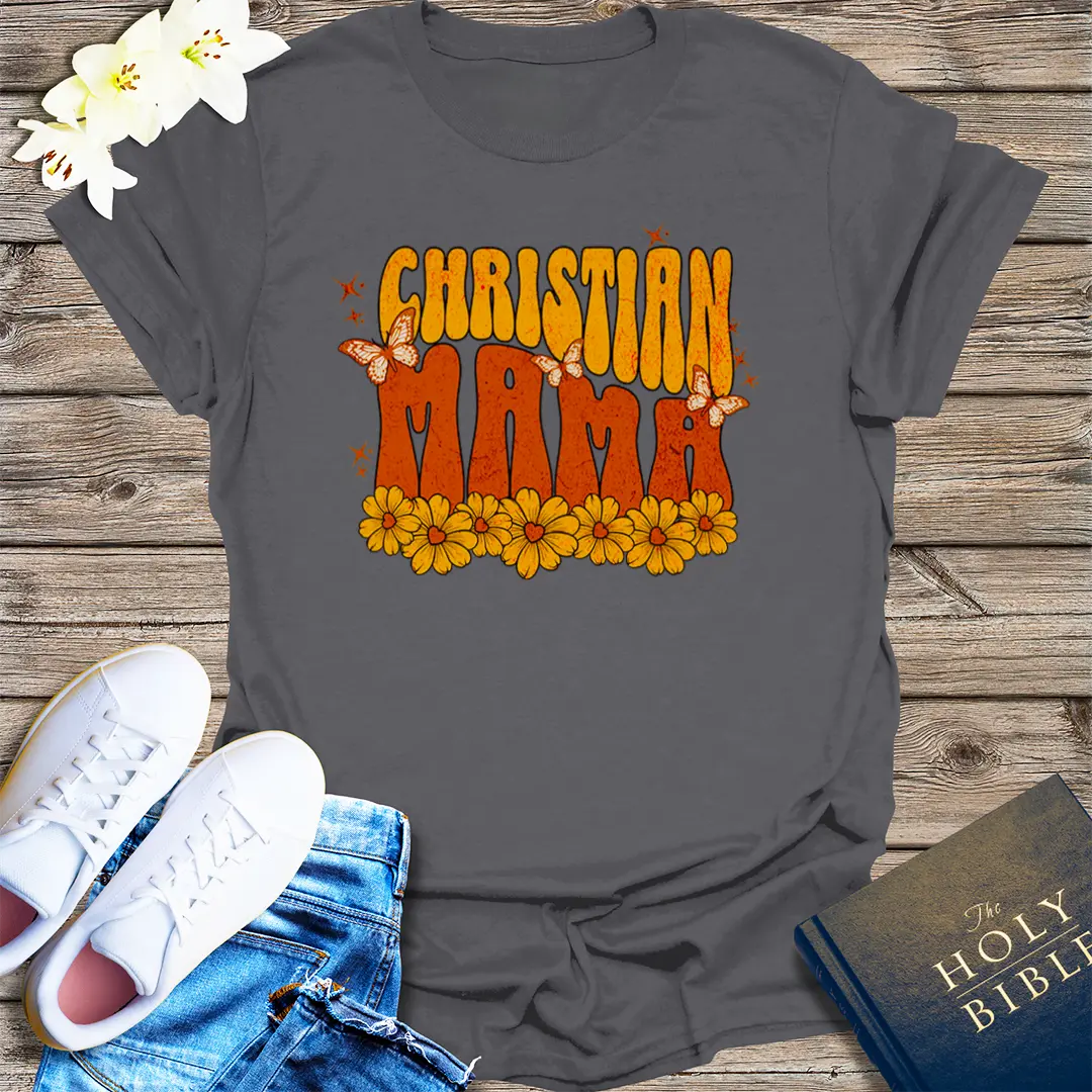 Christian Mama T-Shirt - Charcoal