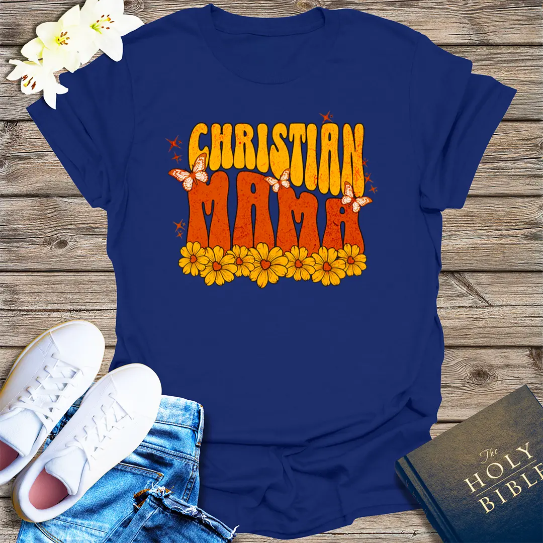 Christian Mama T-Shirt - Navy