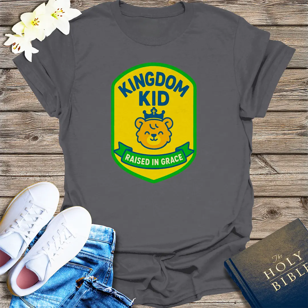 Kingdom Kid T-Shirt - Charcoal