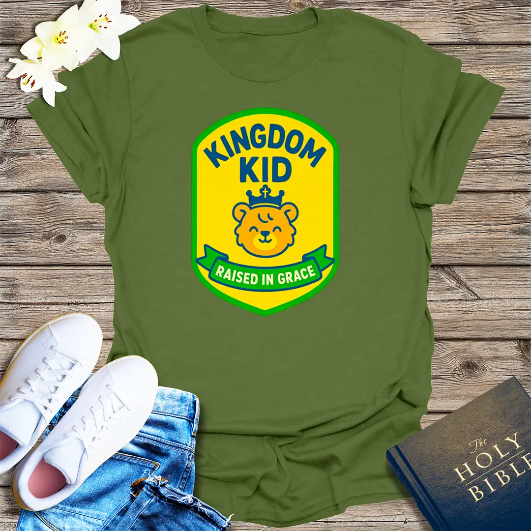 Kingdom Kid T-Shirt - Military Green