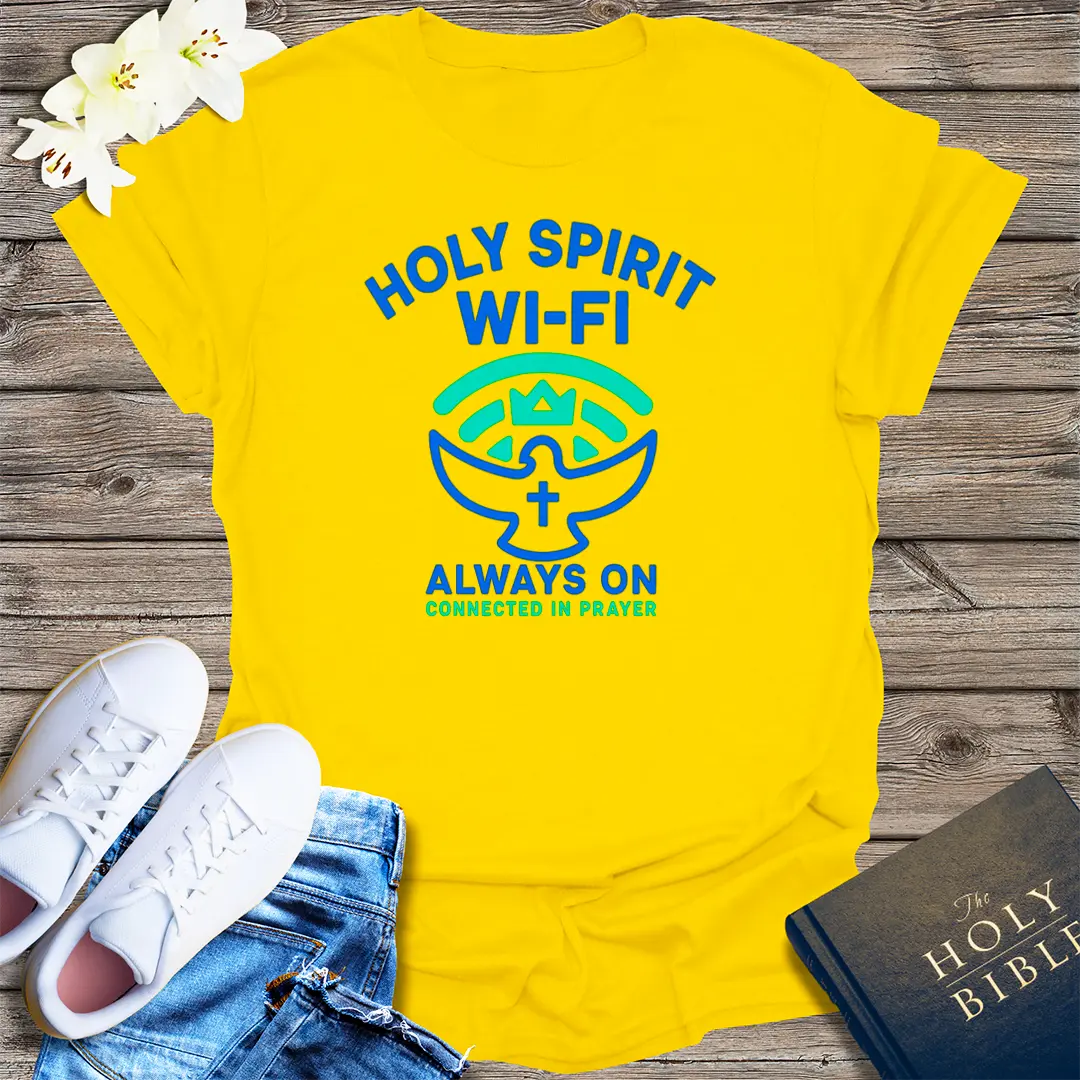 Holy Spirit Wi-Fi T-Shirt - Daisy
