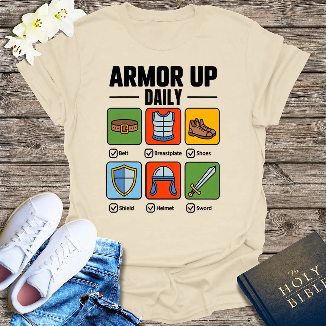 Armor Up Daily T-Shirt - Natural