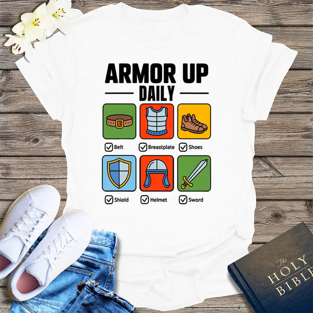 Armor Up Daily T-Shirt - White