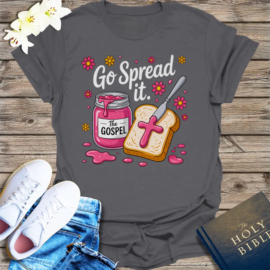 Spread the Gospel T-Shirt - Charcoal