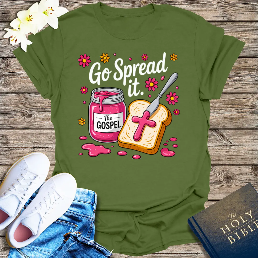 Spread the Gospel T-Shirt - Military Green