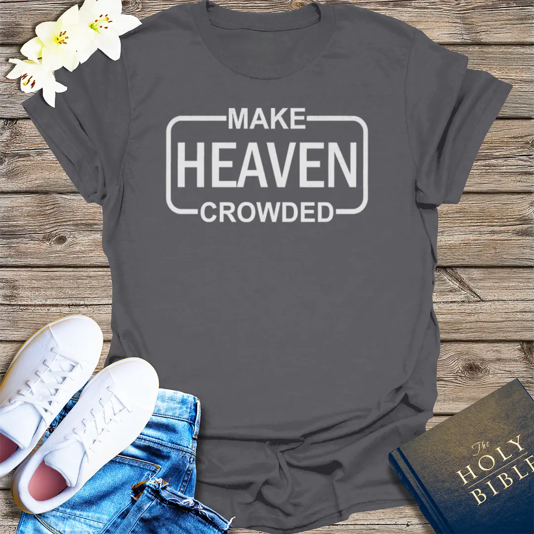 Fueled by Christ and Coffee T-Shirt - Charcoal
