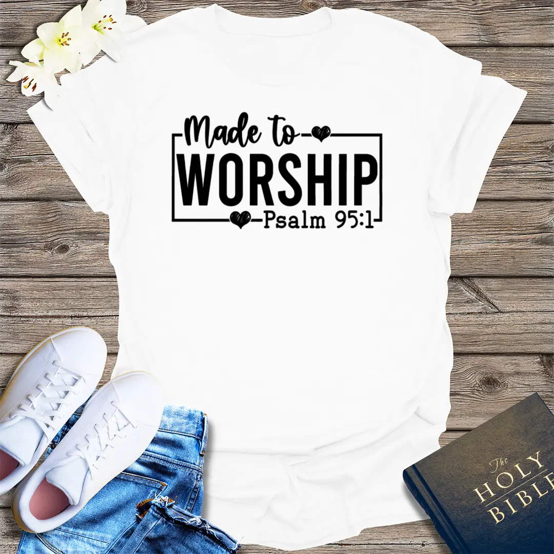 Powered by Prayer T-Shirt - White