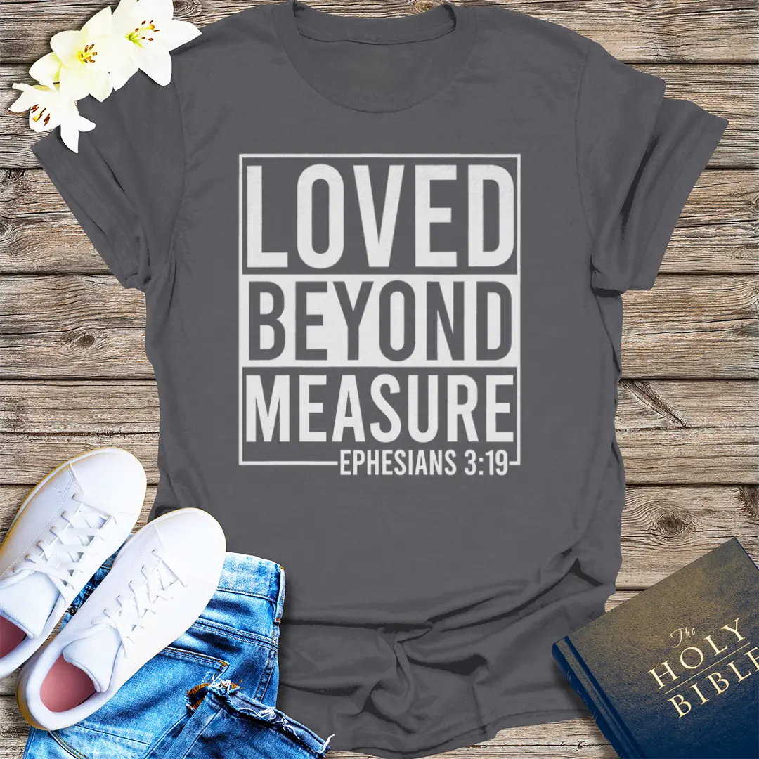 Powered by Prayer T-Shirt - Charcoal
