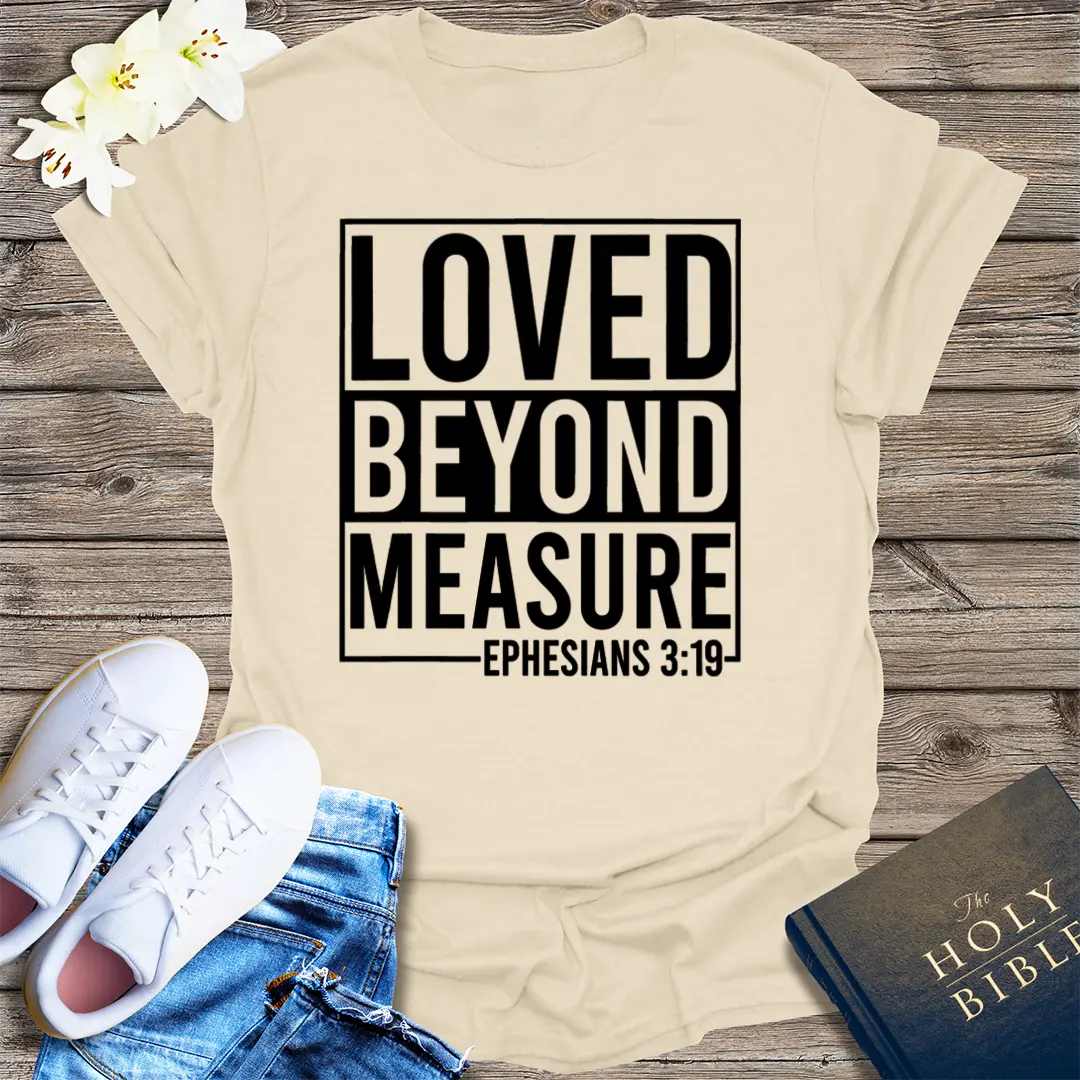 Powered by Prayer T-Shirt - Natural